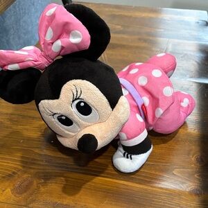 Disney Minnie Mouse Pink and Black Plush Toy